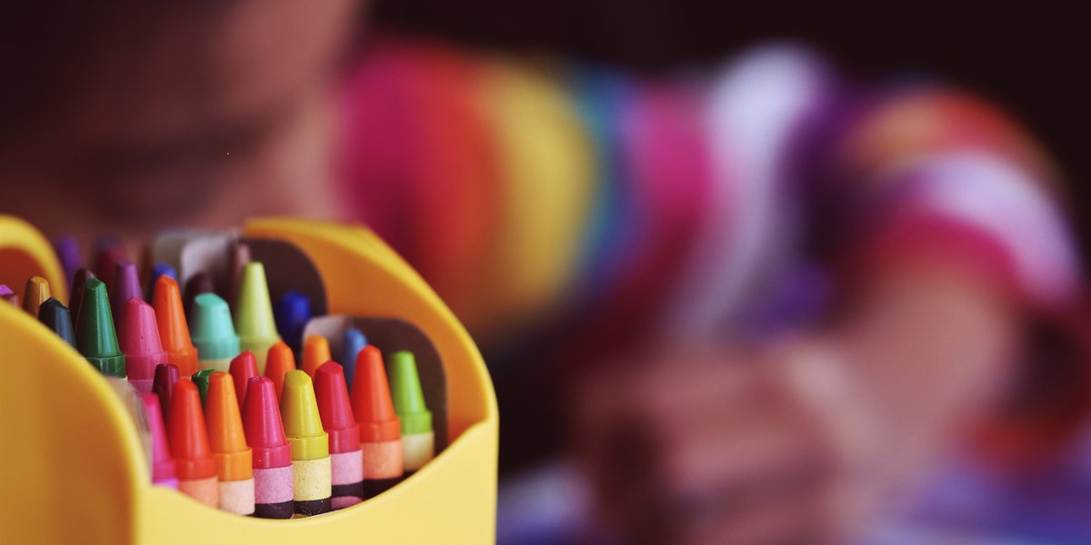 Children's crayons