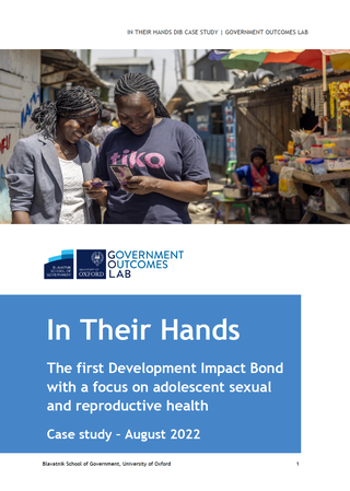 In Their Hands Development Impact Bond