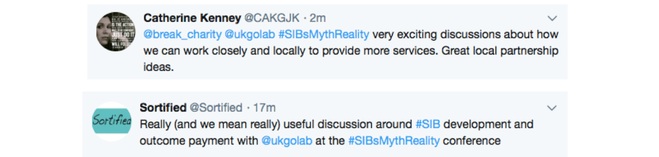 Twitter Feedback #SIBsMythReality